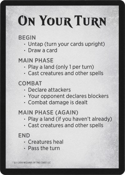 Rules Card (WAR Bundle) [Unique and Miscellaneous Promos] | GnG Games