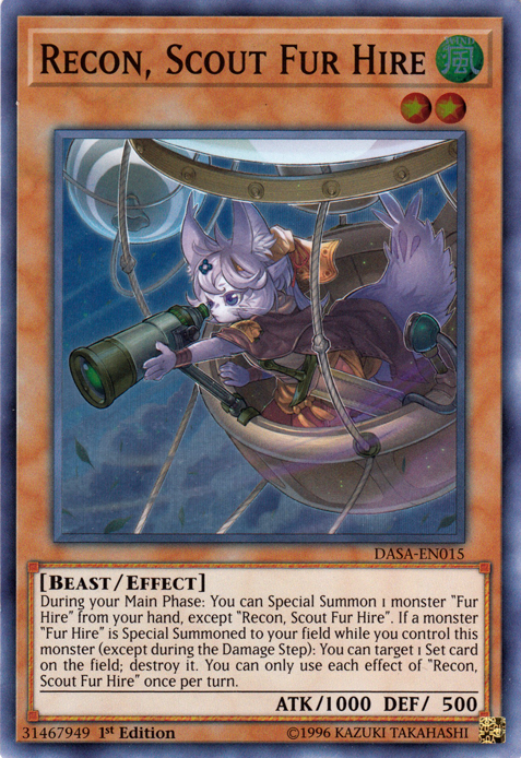 Recon, Scout Fur Hire [DASA-EN015] Super Rare | GnG Games