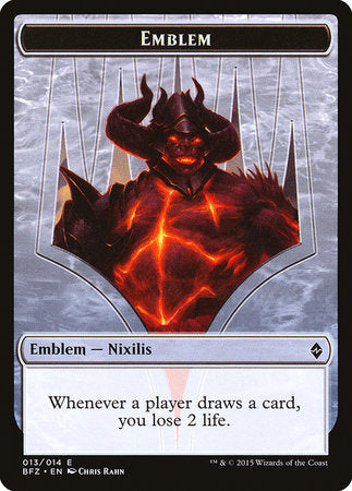 Emblem - Ob Nixilis Reignited [Battle for Zendikar Tokens] | GnG Games