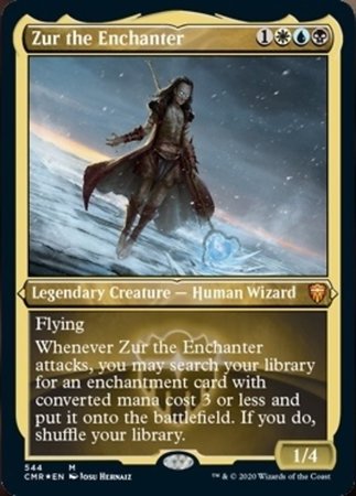 Zur the Enchanter (Foil Etched) [Commander Legends] | GnG Games