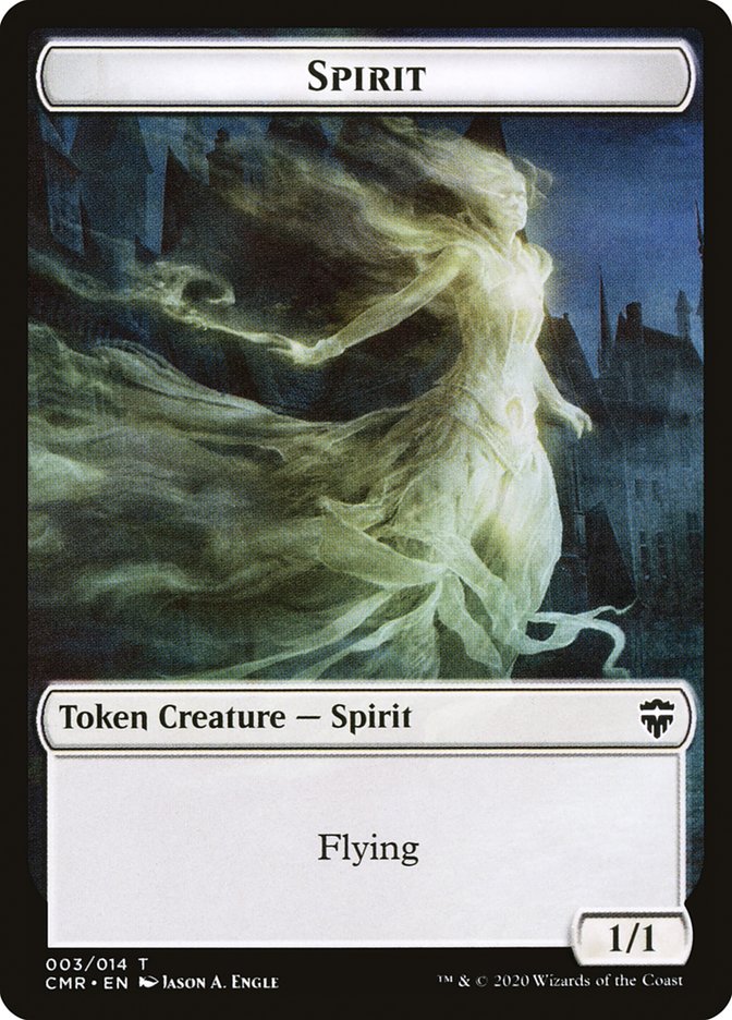 Spirit Token [Commander Legends Tokens] | GnG Games