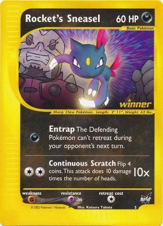 Rocket's Sneasel (5) (Jumbo Card) [Best of Promos] | GnG Games