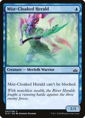 Mist-Cloaked Herald [Rivals of Ixalan] | GnG Games