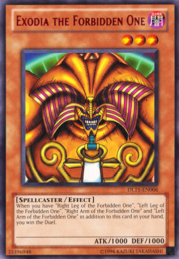 Exodia the Forbidden One (Red) [DL11-EN006] Rare | GnG Games