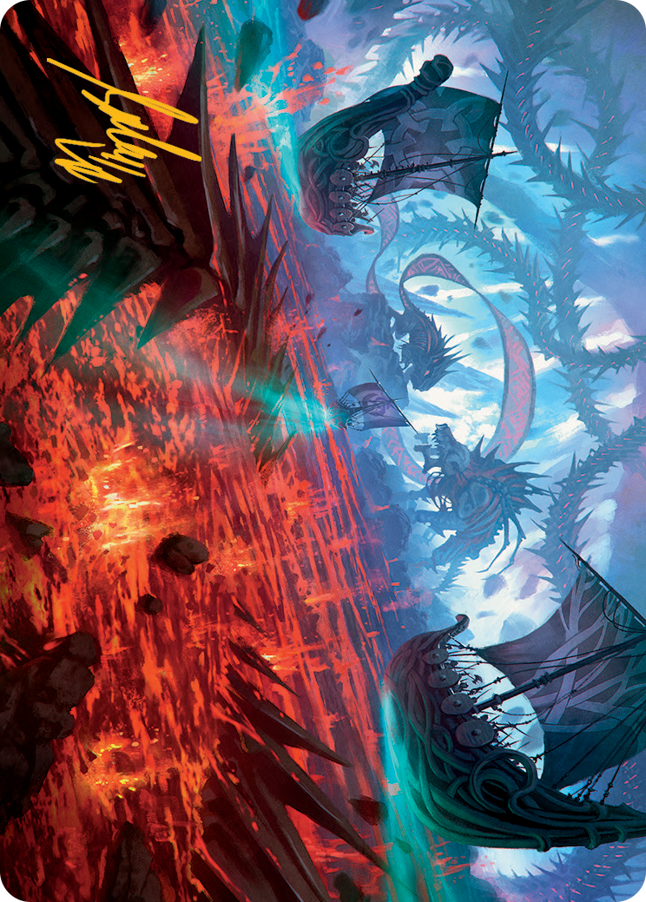 Invasion of Kaldheim Art Card (Gold-Stamped Signature) [March of the Machine Art Series] | GnG Games