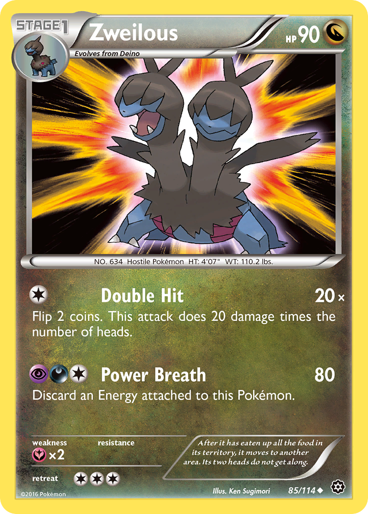 Zweilous (85/114) [XY: Steam Siege] | GnG Games