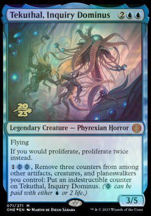 Tekuthal, Inquiry Dominus [Phyrexia: All Will Be One Prerelease Promos] | GnG Games