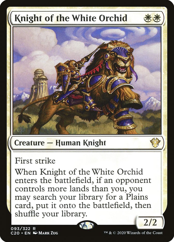 Knight of the White Orchid [Commander 2020] | GnG Games