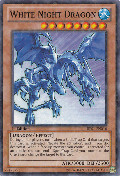 White Night Dragon [BP01-EN016] Starfoil Rare | GnG Games