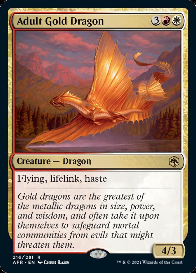 Adult Gold Dragon [Dungeons & Dragons: Adventures in the Forgotten Realms] | GnG Games