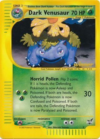 Dark Venusaur (7) (Jumbo Card) [Best of Promos] | GnG Games