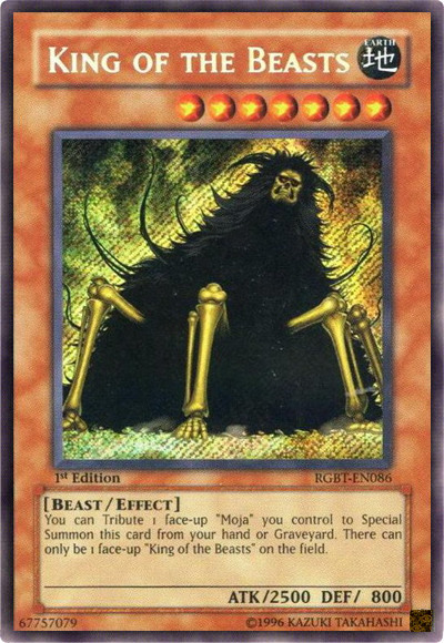 King of the Beasts [RGBT-EN086] Secret Rare | GnG Games