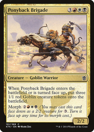 Ponyback Brigade [Khans of Tarkir] | GnG Games