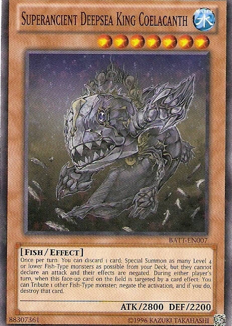 Superancient Deepsea King Coelacanth [BATT-EN007] Starfoil Rare | GnG Games