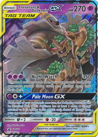 Trevenant & Dusknoir GX (SM217) (Jumbo Card) [Sun & Moon: Black Star Promos] | GnG Games