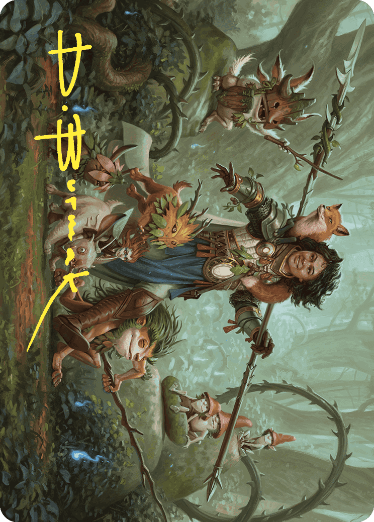 Ellivere of the Wild Court Art Card (Gold-Stamped Signature) [Wilds of Eldraine Art Series] | GnG Games