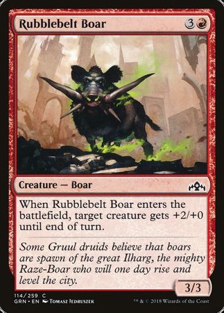 Rubblebelt Boar [Guilds of Ravnica] | GnG Games