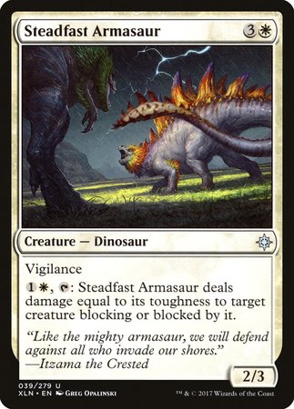 Steadfast Armasaur [Ixalan] | GnG Games