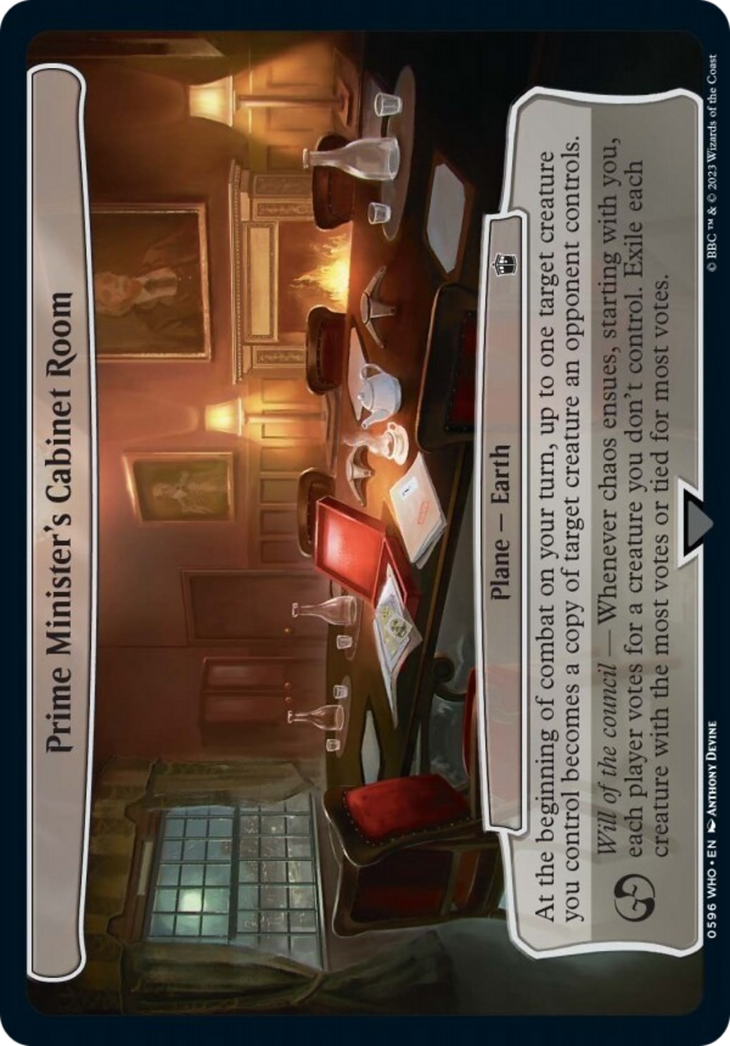 Prime Minister's Cabinet Room [Planechase] | GnG Games