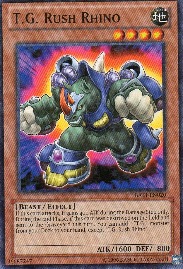 T.G. Rush Rhino [BATT-EN020] Starfoil Rare | GnG Games