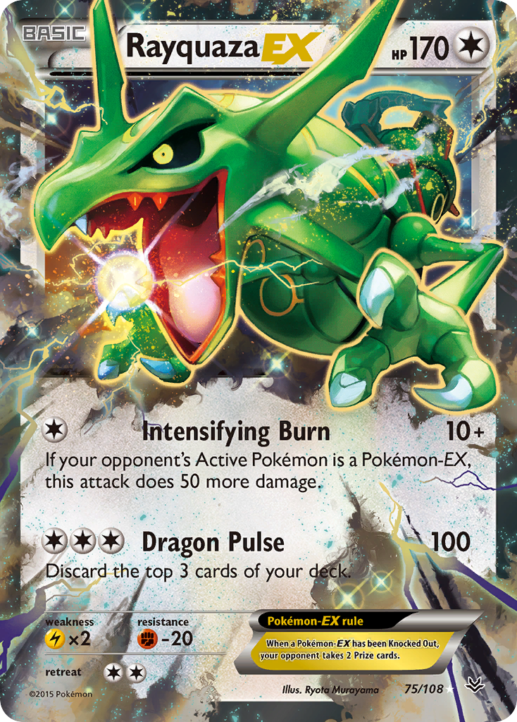 Rayquaza EX (75/108) [XY: Roaring Skies] | GnG Games