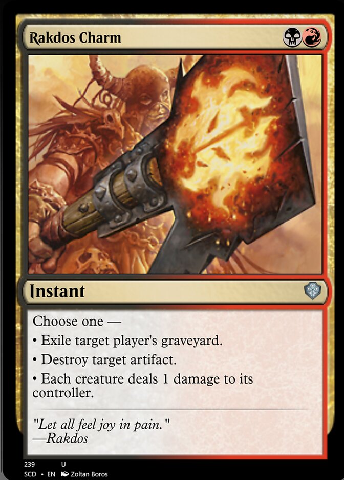 Rakdos Charm [Starter Commander Decks] | GnG Games