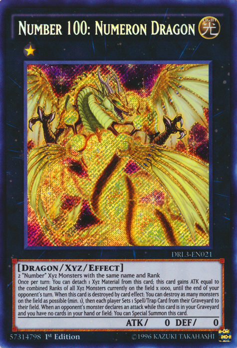 Number 100: Numeron Dragon [DRL3-EN021] Secret Rare | GnG Games