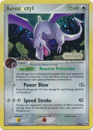 Aerodactyl (1/92) (Stamped) [EX: Legend Maker] | GnG Games