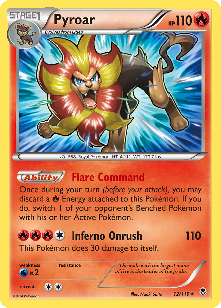 Pyroar (12/119) [XY: Phantom Forces] | GnG Games