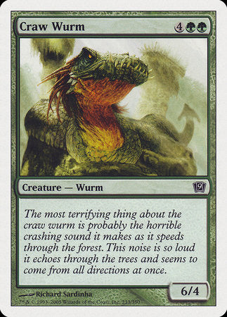 Craw Wurm [Ninth Edition] | GnG Games