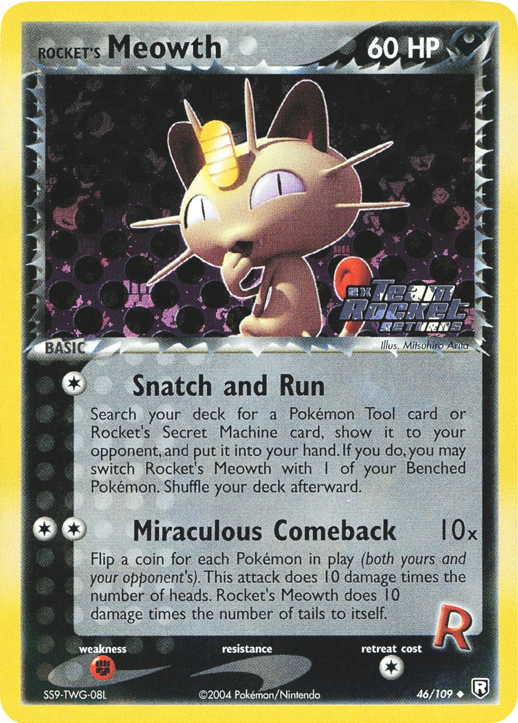 Rocket's Meowth (46/109) (Stamped) [EX: Team Rocket Returns] | GnG Games