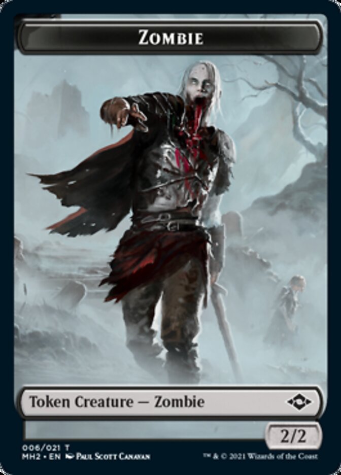 Zombie Token [Modern Horizons 2 Tokens] | GnG Games