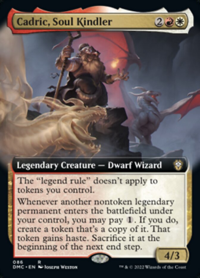 Cadric, Soul Kindler (Extended Art) [Dominaria United Commander] | GnG Games