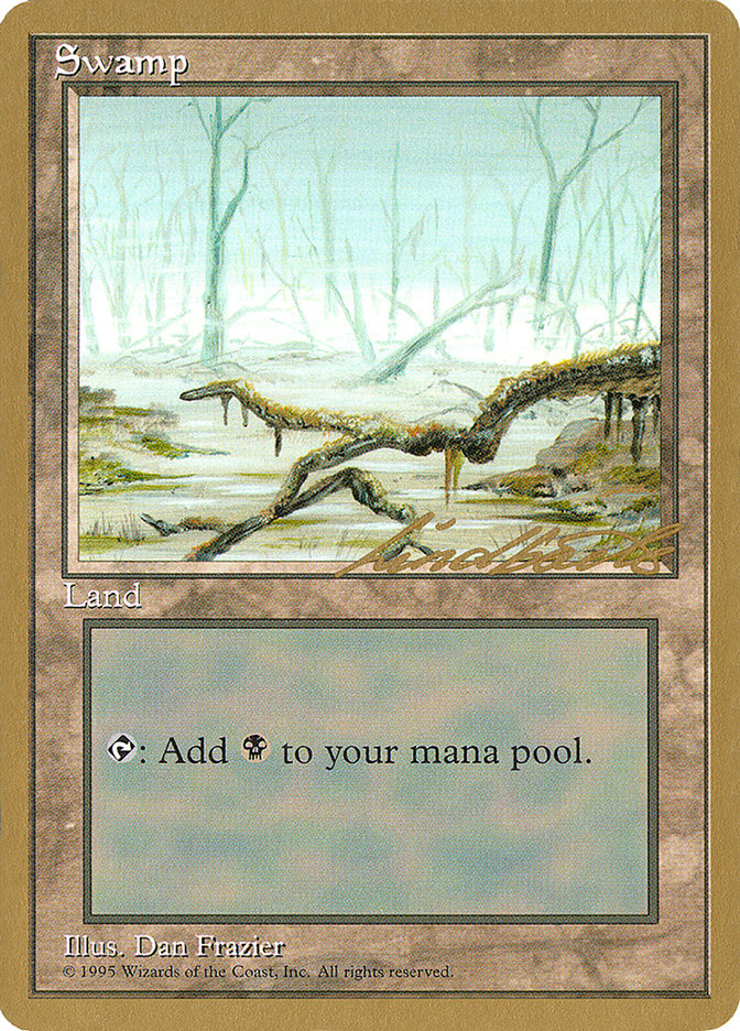 Swamp (ll372) (Leon Lindback) [Pro Tour Collector Set] | GnG Games