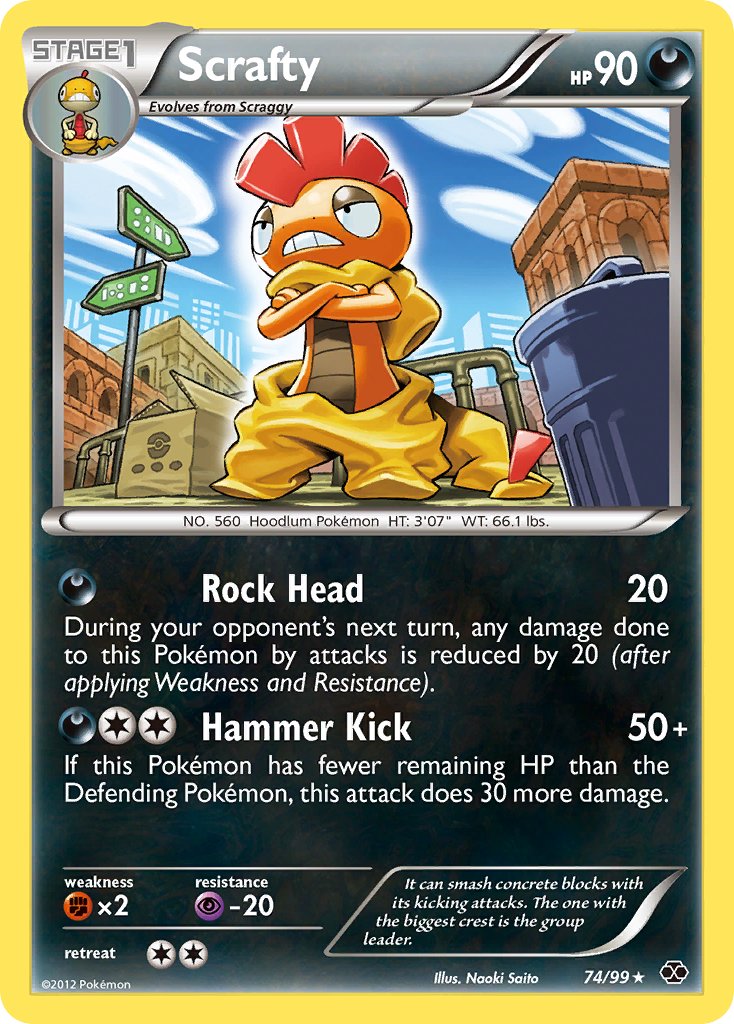 Scrafty (74/99) (Theme Deck Exclusive) [Black & White: Next Destinies] | GnG Games