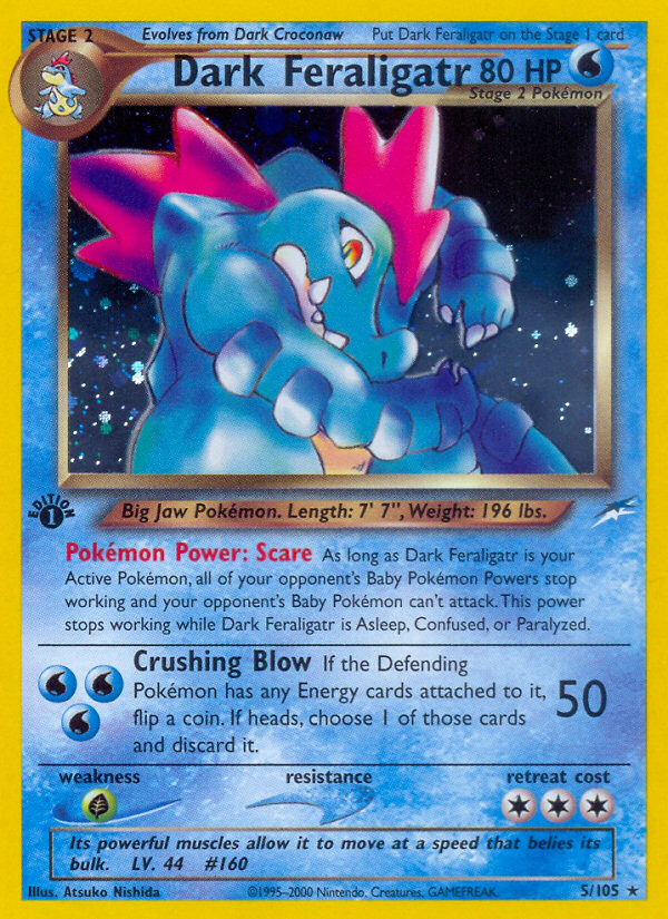 Dark Feraligatr (5/105) [Neo Destiny 1st Edition] | GnG Games