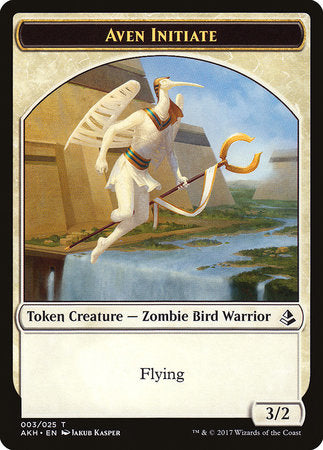 Aven Initiate Token [Amonkhet Tokens] | GnG Games