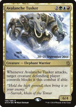 Avalanche Tusker [Khans of Tarkir Promos] | GnG Games