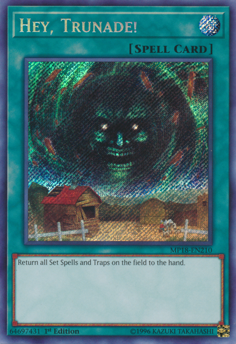 Hey, Trunade! [MP18-EN210] Secret Rare | GnG Games