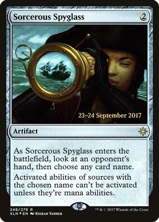 Sorcerous Spyglass [Ixalan Promos] | GnG Games