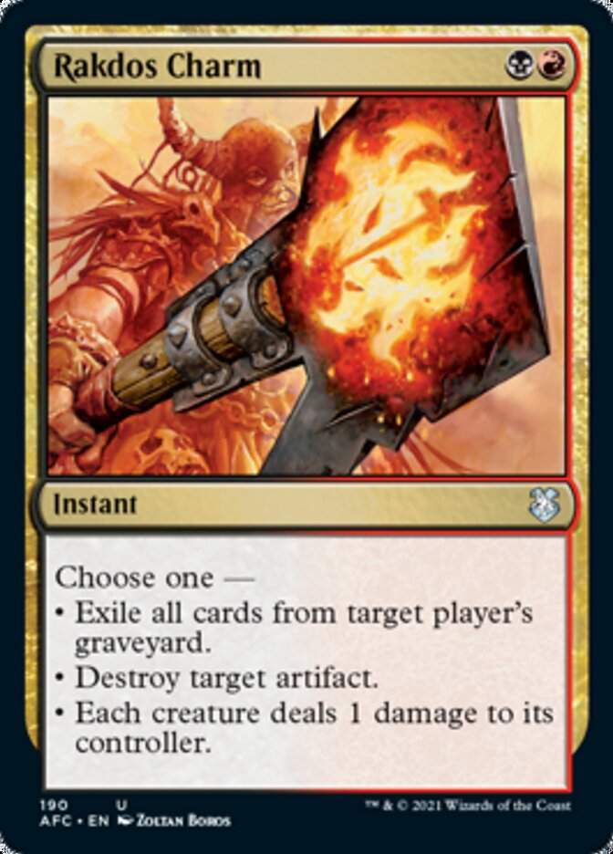 Rakdos Charm [Dungeons & Dragons: Adventures in the Forgotten Realms Commander] | GnG Games
