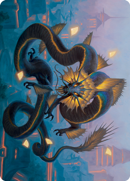 Ao, the Dawn Sky 1 Art Card [Kamigawa: Neon Dynasty Art Series] | GnG Games