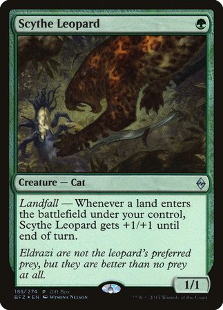 Scythe Leopard [Battle for Zendikar Promos] | GnG Games