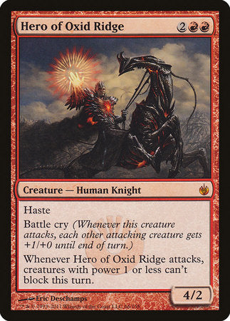 Hero of Oxid Ridge [Mirrodin Besieged] | GnG Games