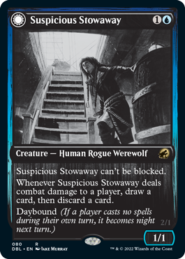 Suspicious Stowaway // Seafaring Werewolf [Innistrad: Double Feature] | GnG Games