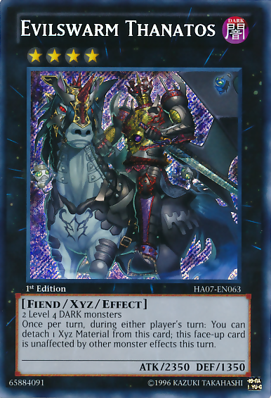 Evilswarm Thanatos [HA07-EN063] Secret Rare | GnG Games