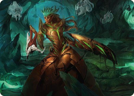 Glissa Sunslayer Art Card [Phyrexia: All Will Be One Art Series] | GnG Games