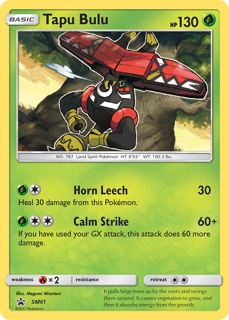 Tapu Bulu (SM61) [Sun & Moon: Black Star Promos] | GnG Games