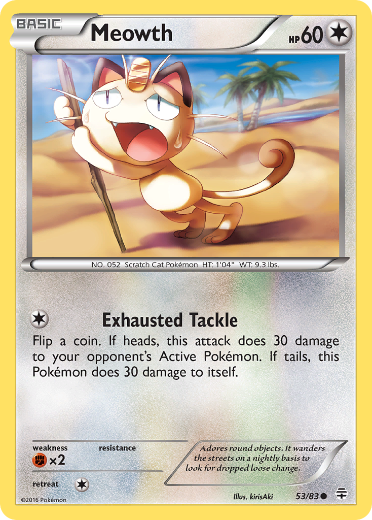Meowth (53/83) [XY: Generations] | GnG Games