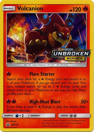 Volcanion (SM179) (Staff Prerelease Promo) [Sun & Moon: Black Star Promos] | GnG Games